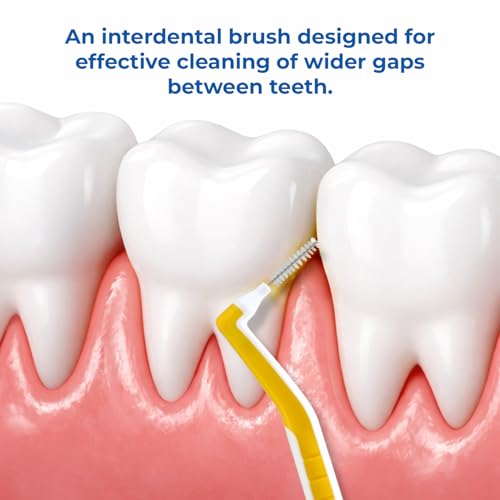 Image of ICPA Interdental Manual Thermoseal Proxa Wide Space Brush For Adult | Dental Brush | Easy Cleaning between teeth (Multicolor, Pack of 4)