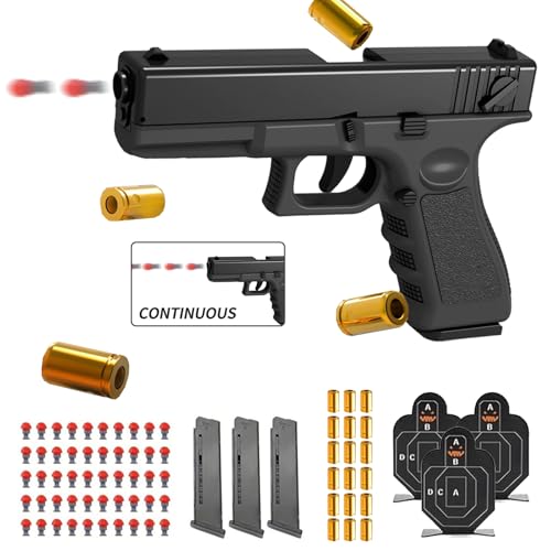 Spielzeug Pistole,Schaumstoff Soft Bullet Gun,Soft Bullet Toy Gun...