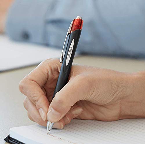 Uniball Jetstream Rt Retractable Ballpoint Pens With 0.7Mm Fine Point, Black, 3 Count #TOP6