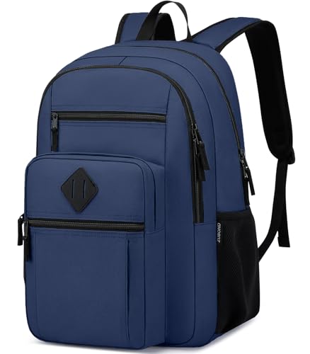 Image of ZUBOND Backpack for School, Lightweight Boys Girls Backpack Fits 15.6 Inch Notebook, Water Bottle Pocket - Ideal for Teens, College Students, Adults