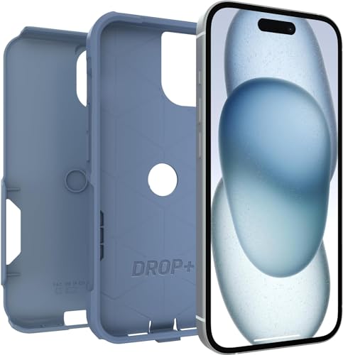OtterBox iPhone 17e & iPhone 16e (Only) - Commuter Series Case - Crisp Denim (Blue) - Slim & Tough - Pocket-Friendly - with Port Protection - Non-Retail Packaging by OtterBox - Used condition - Image 4