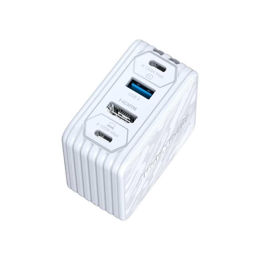 Cargador GaN - AVERMEDIA - 100W con captura de v�deo FHD GC313Pro Blanco