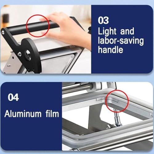 Máquina Selladora Automática De Alimentos, Alta Eficiencia 600W, Conserva La Frescura, Sella De 7 A 8 Veces por Minuto, Ideal para Envasado De Comida para Llevar Y Comida Rápida.