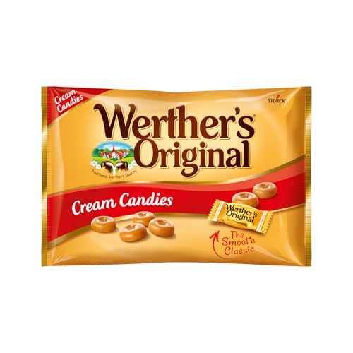 Werthers Original 1 x 1000 g Klassische Sahnebonbons mit leckerem Karamellgeschmack Karamellbonbons einzeln verpackt