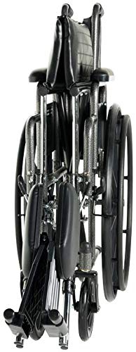 Kørestol foldet sammen til opbevaring, fortil view