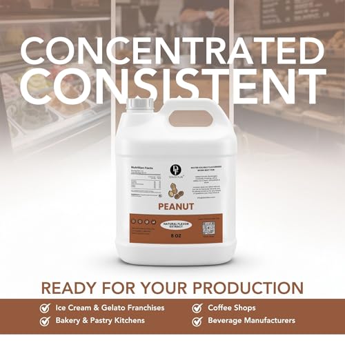 Image of Dolce Flav Natural Peanut Butter Flavoring Concentrate | Water Soluble | 8 Fl Oz