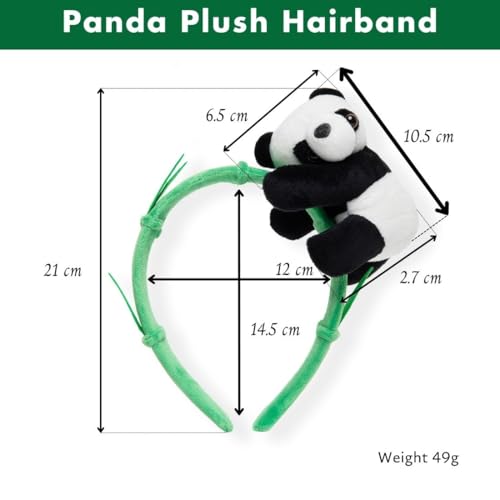 Image of Radhu & Kabby Cute Panda Hair Band for Girls Kids | Cute Girls Hair Accessories | Panda Head band | Hairbands For Kids Girl | Kids hair Accessories, Fun Hair Bands (1 Pc)