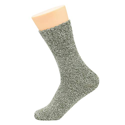 Mens Warm Wool Socks Soft Cozy Socks For Fall Winter Sports Socks Cashmere Athletic Crew Socks For Men 5 Pack Solid Color 1 #TOP4