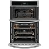 Gallery 27 in. Electric Built-in Wall Oven and Microwave Combination w/Total Convection in Smudge-Proof Stainless Steel