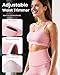 Fuelion Pilates Ring Set, Magic Circle Yoga Ring, Pilates Ball, Adjustable Ankle Wrist Weights, Resistance Bands, Mini Ball, Pilates Starter Kit for Strength, Workout Guide Included (Pink, Large-Pro)