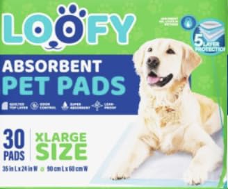 Coussinets Loofy XL avec barrière étanche renforcée pour le confort des animaux