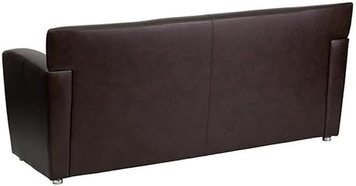 Miniatura 3 de Pemberly Row Sofá de cuero majesty modernocontemporáneo en marrón