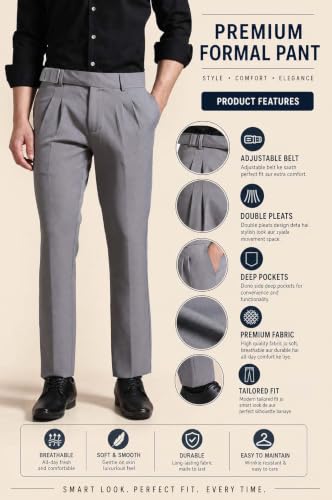 Image of Trouser for Men | Casual Pants | Gurkha Trouser (PREMIUM-TR-05-10)