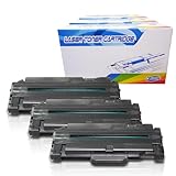 Inktoneram Compatible Toner Cartridges Replacement for Samsung D105L MLT-D105L MLTD105L SF-650 SF-650P ML-1910 ML-1915 ML-2525 ML-2525W ML-2580N SCX-4600 SCX-4623F SCX-4623FN (Black, 3-Pack)
