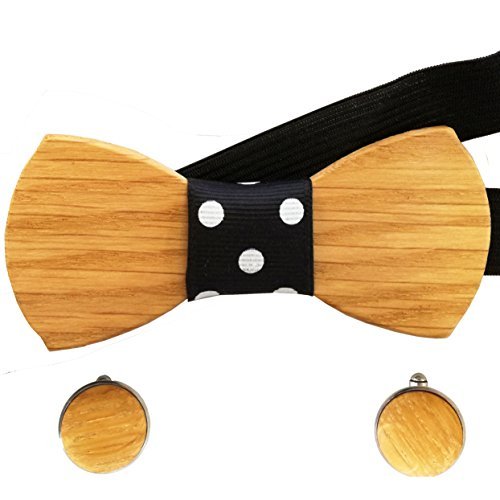 Saudagi Pajaritas y gemelos de madera de roble para matrimonio ceremonia Cover