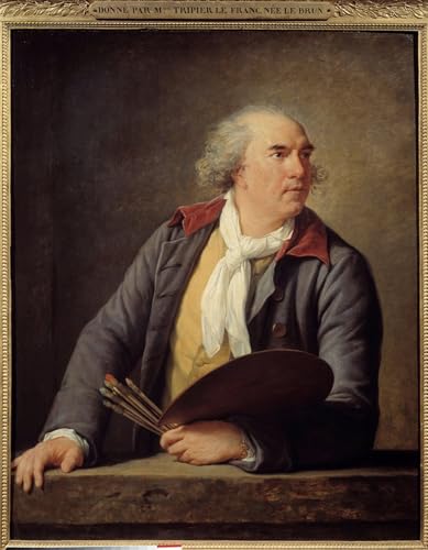 Portrait Hubert Robert Vigee Lebrun Graffiti Art Moderne Impression Toile 60x90