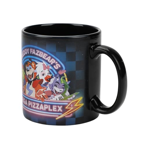 Taza de cerámica negra Five Nights At Freddy’s 473 ml miniatura 6