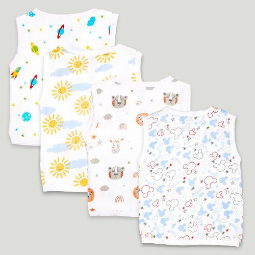 Image of Kidbea Extra Soft Mulmul Cotton Jhabla Cloth for New Born Baby Set