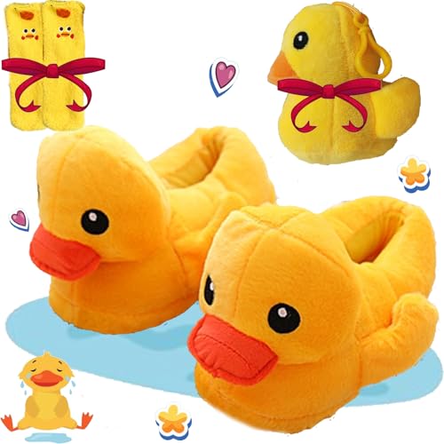 Duck Slippers, Duck Feet Slippers,Duck Slippers For Women,Women'S Slippers Cute, Cartoon Slippers,Soft Comfortable Household Shoes