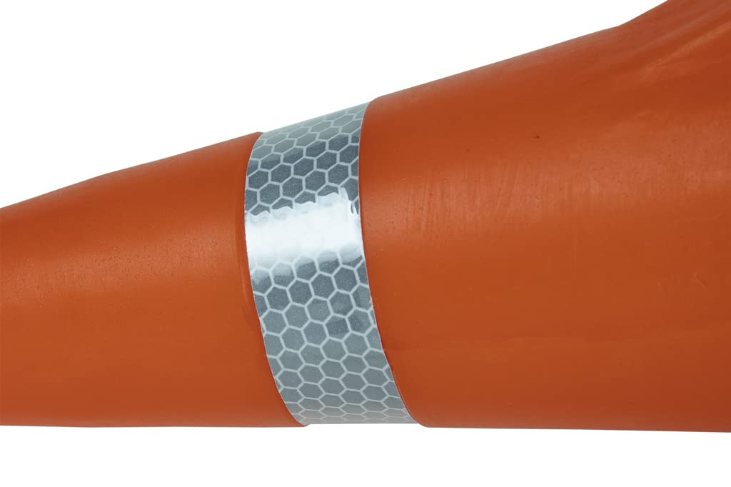 Cono Tetrapodo | Reflectante | Medida 380 mm | Color Naranja |Fabricado en Polietileno con Bandas Reflectantes