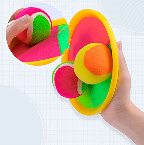HBDY Wurf- und Fangspiel-Set für den Innen- und Außenbereich, für den Garten, Sommerspaß – Bild 6