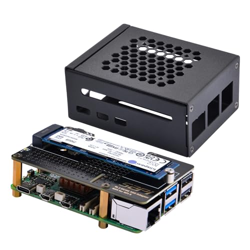 Raspberry Pi 5 8GB とM.2 SSDケースセット Amazon.co.jp: GeeekPi メタルケースと N04 PCIe M.2 Key-M NVMe SSD