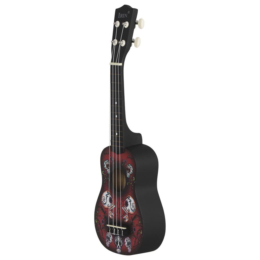 Ukulele 53,3 cm modello teschio ukulele pratica strumento mini chitarra strumento a corda, ukulele