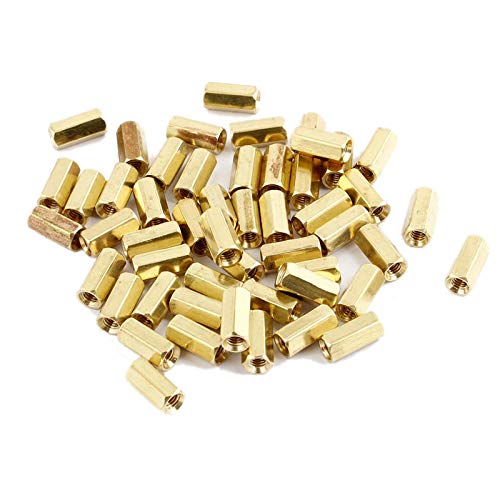 50Pcs M3 Male Thread Hex Standoff Hexagonal Spacer