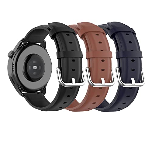 Bracelet montre 22mm cuir sport pour Huawei Watch GT3 46mm élégant et robuste