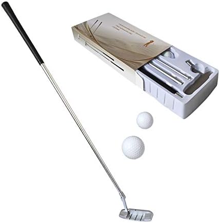 MTK GOLF Putter Clubs Right Handed Golf putters with 3 Alignments Sturdy Aluminum Shaft Rubber Grip Golf Clubs for Indoor Putting Training with 2 Golf Balls -35''Length (Right Handed Putter)