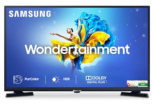Image of Samsung 80 cm (32 Inches) Wondertainment Series HD Ready LED Smart TV UA32T4340BKXXL (Glossy Black)