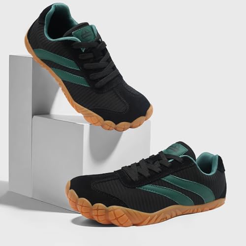 Image of Barefoot Shoes Women Casual Sneakers,Wide Toe Box Shoes Women Zero Drop Barefoot Shoe Men,Minimalist Trail Running Shoe,Non-Slip Lightweight Breathable Comfortable Fashion Walking Hiking Shoes Unisex