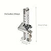 Stainless Steel 8 Hole – Anti-Theft Clutch & Brake Pedal Security Device The Vehicle Safety & Protection #2