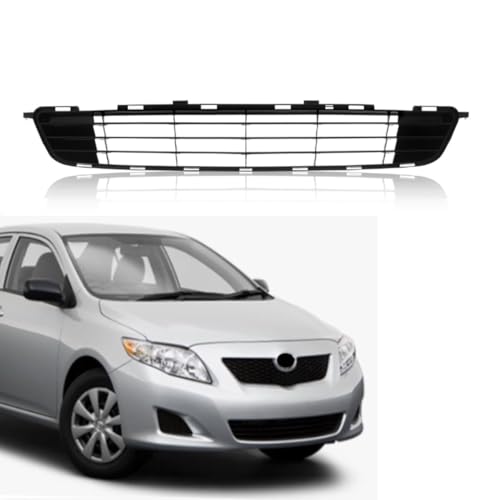 Front Bumper Lower Grille Compatible With Toyota 2009 2010 Corolla Sedan (Base CE LE S XLE XRS) Front Bumper Grill Center