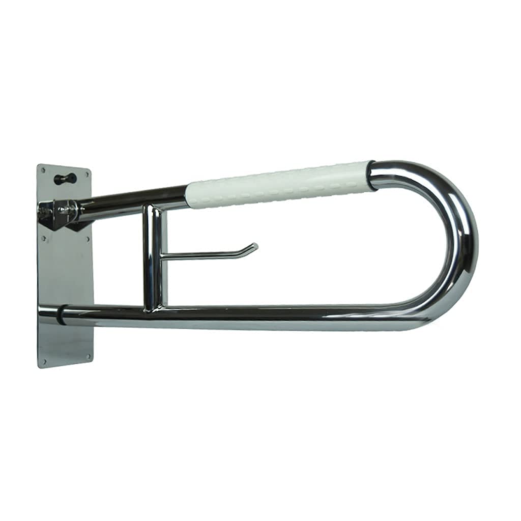 Barre de sécurité en U pour toilettes et salle de bain en inox et nylon