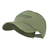 e4Hats.com Got Ghosts Halloween Embroidered Cap - Olive OSFM