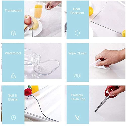 Tovaglie Rettangolari Trasparenti, Copertura per