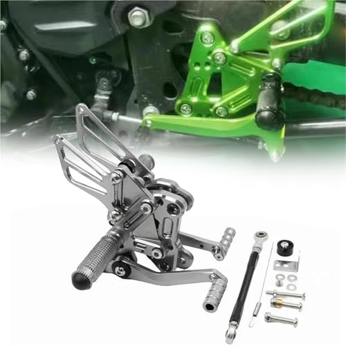 Repose-Pieds CNC pour Kawasaki Ninja 400 en aluminium taillé masse