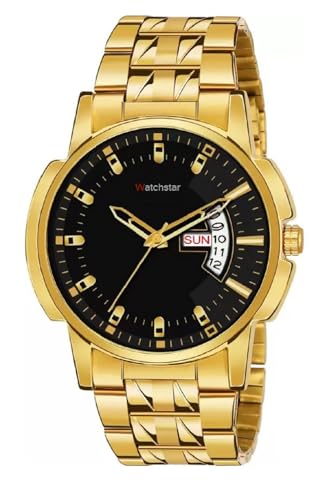 Image of Day Date Function Steel Strap Watch for Unisex