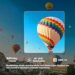 FPD 65 Inch Smart TV, 4K LED Google TV with Google Play Built-in Google Cast, HDR 10, Dolby Atmos & Vision MEMC, Voice Assistant Remote, UHD Flat Screen Television (CG65-C3,2024) - Image 2