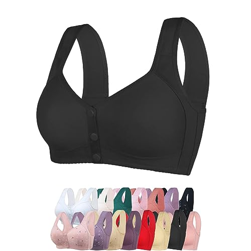 Image of Daisy Bra for Seniors, Front Snap Closure Bras, Front Snaps Daisy Bras for Older Women