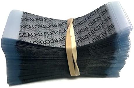 Miniatura 2 de Supplement and Supply Banda retráctil perforada negra impresa de 2.598 x 0.984 in para botellas de cultivo, botellas farmacéuticas, jarras de galón,