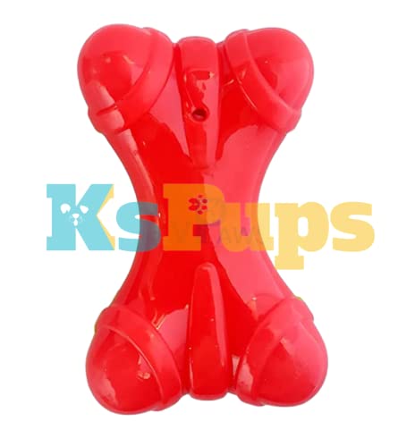 Image of Puppies Bone Shape chew Toy | Interactive and Sound Foam Rubber chew Toy I for Puppy, Small Dogs & Pets - 1Pcs (Combo-I)