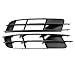 Auto-Tech 2pcs ABS Front Lower Bumper Fog Light Grill Cover Grille Trim Replacement For Audi Q7 MK1 2006-2009