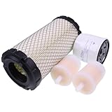 TCINDRR Oil Fuel Air Filter Kit 11-9059 HH150-32430 12581-43012 1G659-11222 Compatible with Kubota