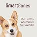 SmartBones Smart Twist Sticks With Peanut Butter, Rawhide-Free Chews For Dogs, 50 Count