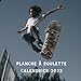 Planche à Roulette Calendrier 2022: Avec Jours Fériés | Mensuel, de Janvier 2022 à Décembre 2022, Planche à Roulette Cadeau Calendrier 12 Mois