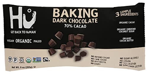 Hu Organic Snacking and Baking Dark Chocolate Gems, Natural, Orga...