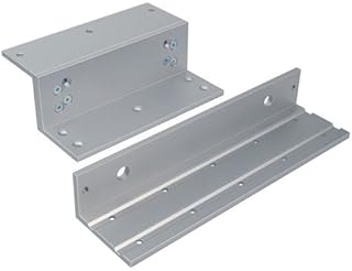 Visionis LZ1200 L and Z Bracket for 1200lbs Electromagnetic Lock for Inswinging Door Access Control Maglock