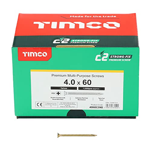 Vis multi-usages C2 TIMCO à performance ultime et double filetage angle